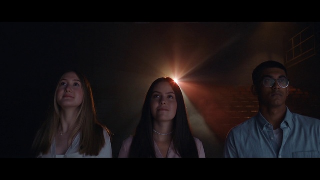 Video Reference: Face, Photograph, People, Fun, Darkness, Social group, Light, Lady, Nose, Snapshot