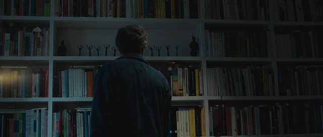 Video Reference: Bookcase, Shelf, Shelving, Darkness, Library, Book, Room, Furniture, Publication, Person