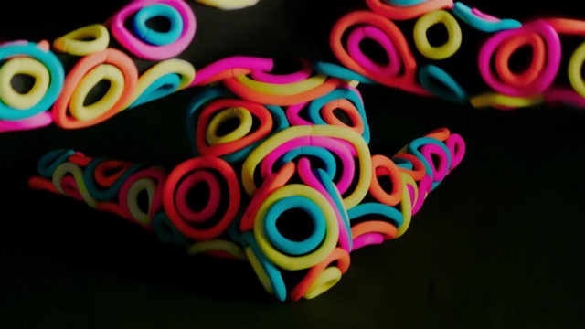 Video Reference: Pink, Pattern, Design, Textile, Circle, Visual arts, Art, Graphic design