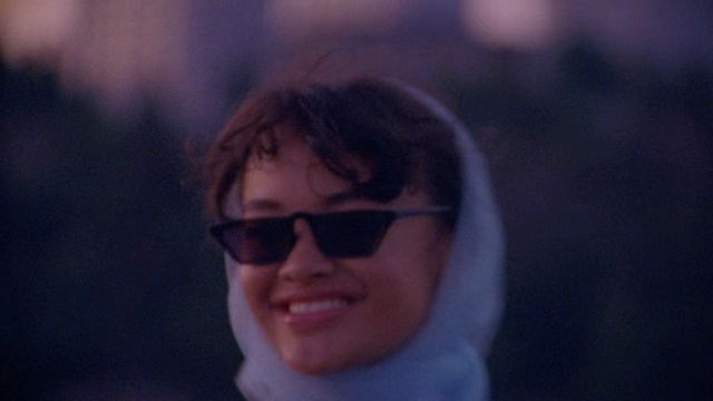 Video Reference: Face, Eyewear, Hair, Facial expression, Head, Glasses, Cool, Forehead, Nose, Sky, Person