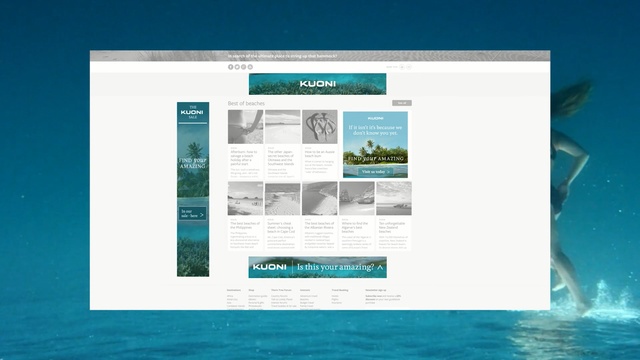 Video Reference: water, product, website, screenshot, brand, advertising, multimedia, web page, graphic design, font