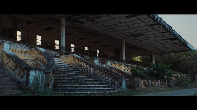 Video Reference: architecture, structure, sky, screenshot, darkness, landscape, facade, house, tree, night