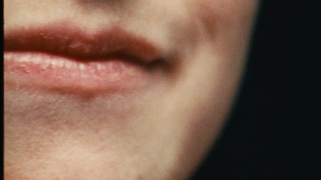 Video Reference: Face, Lip, Cheek, Skin, Nose, Chin, Close-up, Jaw, Eyebrow, Mouth