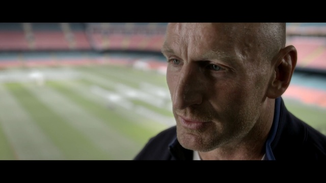 Video Reference: man, person, player, chin, screenshot, forehead, human, muscle, official, facial hair