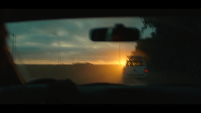 Video Reference: Sky, Mode of transport, Horizon, Morning, Atmosphere, Evening, Cloud, Windshield, Auto part, Sunrise