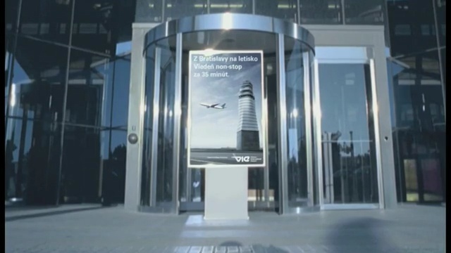 Video Reference: glass, structure, door, technology, product, building, facade, Person