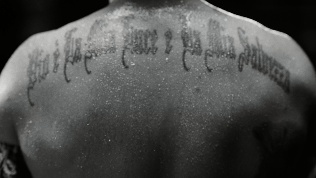 Video Reference: Skin, Black, Monochrome photography, Black-and-white, Back, Water, Close-up, Arm, Tattoo, Shoulder
