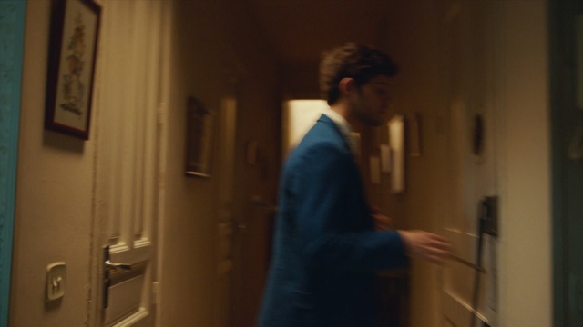 Video Reference: blue, standing, girl, darkness, window