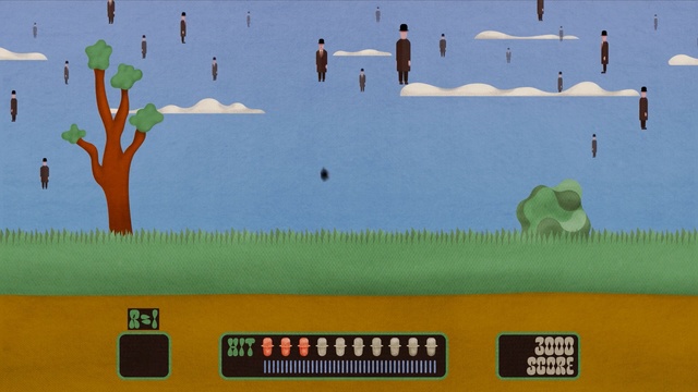 Video Reference: green, yellow, ecosystem, games, sky, grass, biome, screenshot, ecoregion, grassland, Person