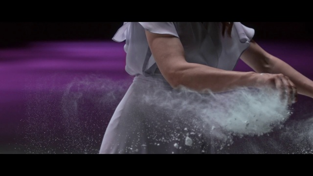 Video Reference: Purple, Hand, Violet, Leg, Human, Arm, Photography, Dress, Human body, Textile