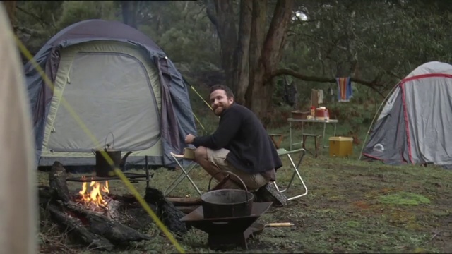Video Reference: Camping, Tent, Woodland, Campfire, Forest, Tree, Recreation, Fire, Person