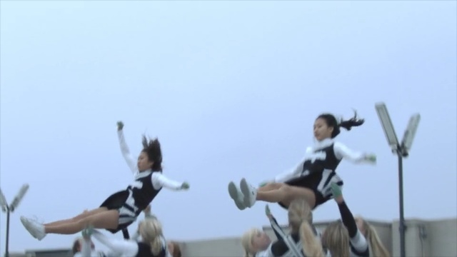 Video Reference: jumping, sports, recreation, sky, Person
