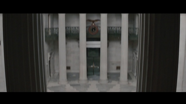 Video Reference: black, structure, mode of transport, architecture, snapshot, window, darkness, interior design, glass, black and white, Person