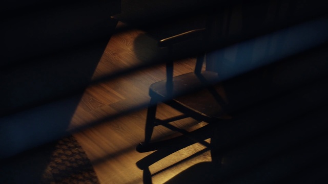 Video Reference: darkness, light, wood, lighting, atmosphere, shadow, line, night, angle, midnight, Person