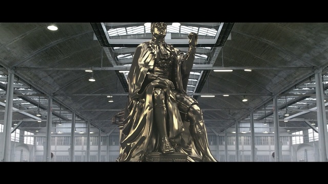 Video Reference: Statue, Sculpture, Art, Metal, Architecture, Tourist attraction, Monument, Daylighting, Bronze, Bronze sculpture