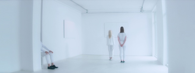 Video Reference: White, Shoulder, Art, Floor, Fashion design