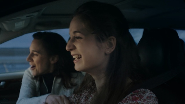 Video Reference: girl, snapshot, human, interaction, black hair, fun, screenshot, darkness, scene, midnight, Person