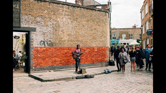 Video Reference: Street performance, Wall, Town, Street, Cobblestone, Brick, Street artist, Performance art, Brickwork, City