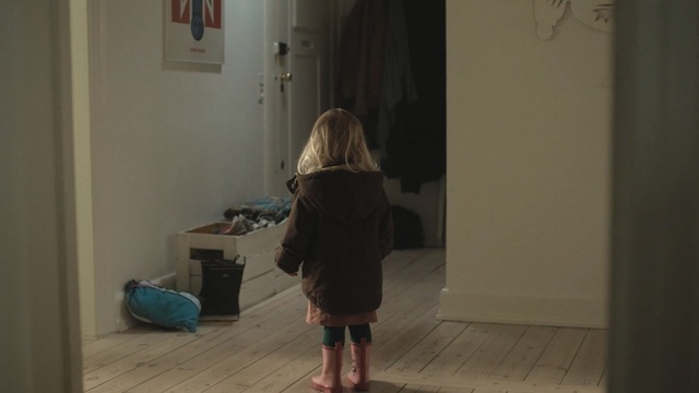 Video Reference: Floor, Standing, Room, Snapshot, Wall, Leg, Flooring, Human, Footwear, Wood