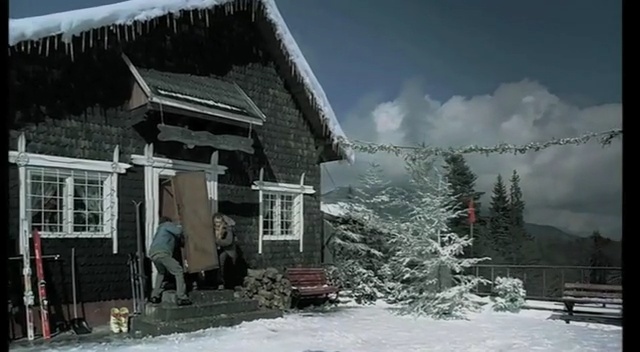 Video Reference: snow, winter, sky, mountain range, town, mountain, home, geological phenomenon, freezing, hill station