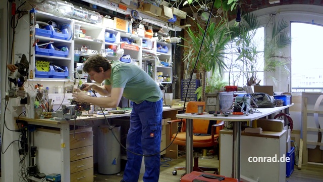 Video Reference: Machine, Houseplant, Building, Workshop, Factory