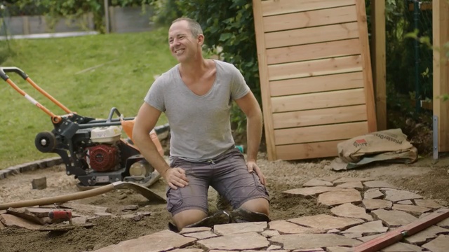 Video Reference: Floor, Yard, Wood, Backyard, Flooring, Soil, Cobblestone, Brick, Brickwork, Landscaping