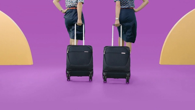 Video Reference: Purple, Pink, Violet, Product, Chair, Leg, Furniture, Baggage, Magenta, Hand luggage