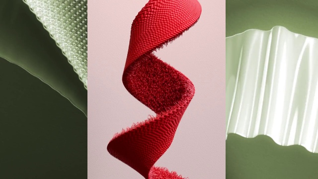 Video Reference: Red, Pink, Pattern, Textile, Design, Material property, Ribbon, Carmine, Magenta, Pattern