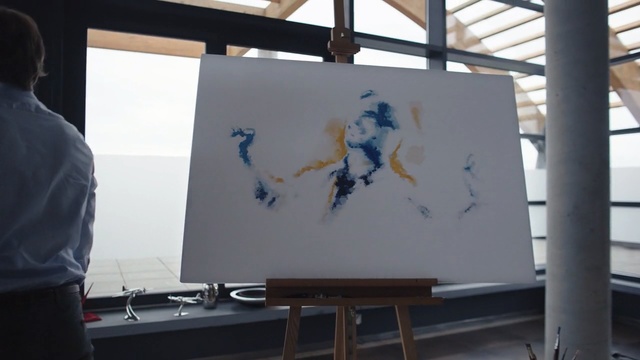 Video Reference: Painting, Art, Easel, Visual arts, Design, Watercolor paint, Illustration, Room, Drawing, Architecture, Person