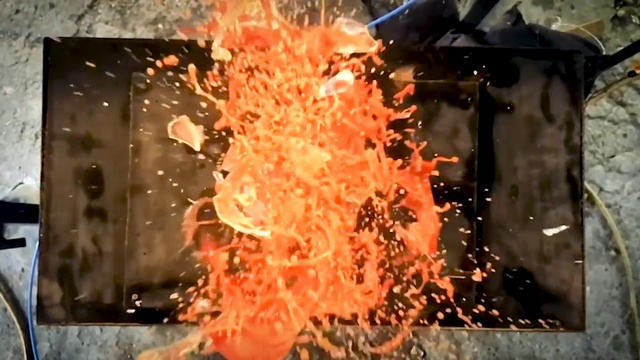 Video Reference: Fire, Heat, Organism, Flame, Geological phenomenon, Campfire, Metal
