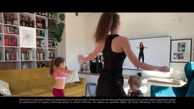 Video Reference: Shoulder, Arm, Joint, Dance, Human body, Abdomen, Hand, Room, Performing arts, Physical fitness