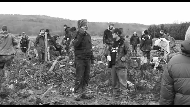 Video Reference: people, black and white, tree, troop, monochrome photography, crowd, monochrome, plant, soil, recreation, Person