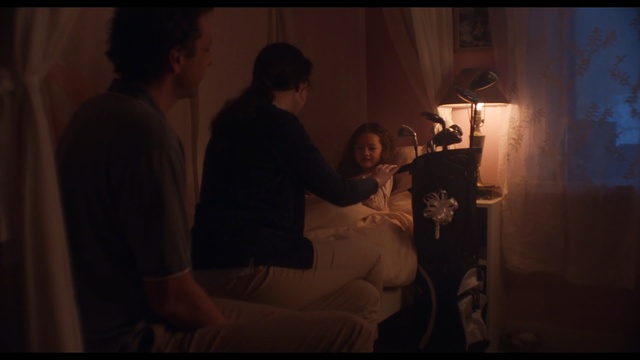 Video Reference: darkness, snapshot, screenshot, girl, scene, human, fun, night, midnight, event, Person