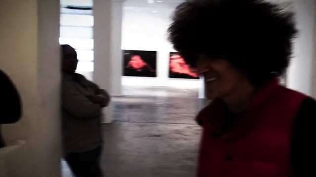 Video Reference: Hair, Photograph, Black, Standing, Red, Fun, Head, Snapshot, Skin, Nose