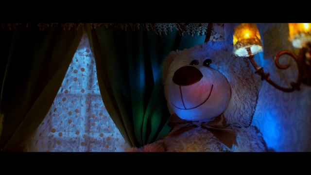 Video Reference: Teddy bear, Light, Fiction, Organism, Art, Photography, Stock photography, Nightlight, Lighting accessory, Illustration, Person