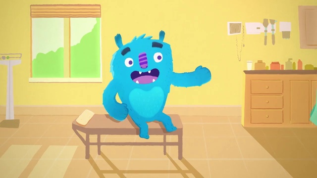 Video Reference: Cartoon, Animated cartoon, Animation, Room, Illustration, Art, Wall sticker, Visual arts, Graphic design