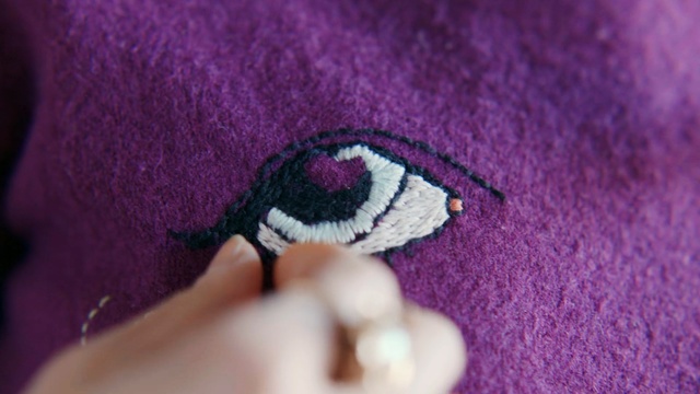Video Reference: violet, purple, close up, macro photography, textile, magenta, wool