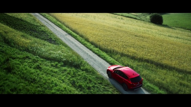 Video Reference: Lawn, Grass, Vehicle, Mode of transport, Rural area, Grass family, Car, Field, Grassland, Road