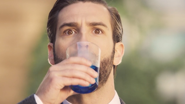 Video Reference: facial hair, nose, chin, beard, moustache, mouth, ear, Person