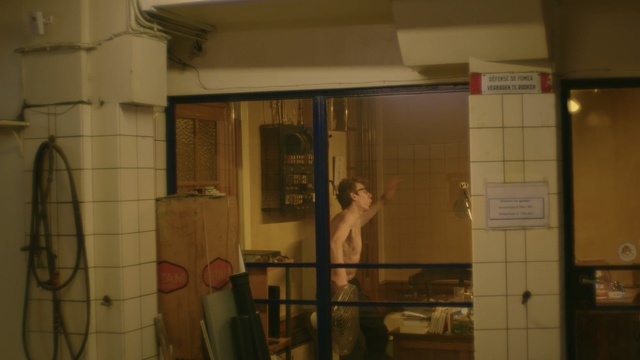 Video Reference: Room, Architecture, Glass, Door, Window, Building, Mirror, Person