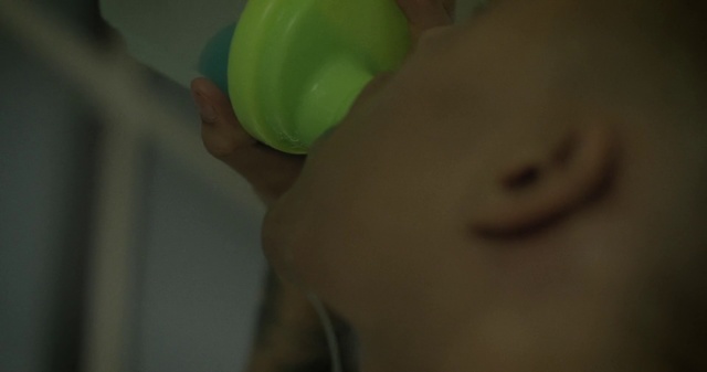 Video Reference: Green, Skin, Yellow, Close-up, Child, Eye, Hand, Balloon, Mouth, Baby