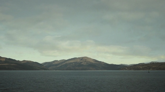 Video Reference: Sky, Body of water, Highland, Mountainous landforms, Sea, Mountain, Cloud, Loch, Horizon, Sound