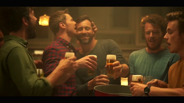 Video Reference: Fun, Alcohol, Conversation, Friendship, Interaction, Facial hair, Drink, Movie, Human, Beard