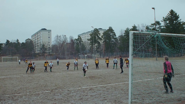 Video Reference: Team sport, Player, Soccer, Net, Sports, Competition event, Sport venue, Goal, Ball game, Team, Person