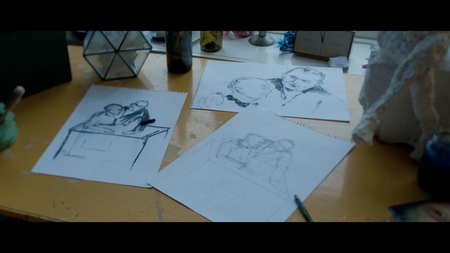 Video Reference: text, design, art, drawing, paper, font, material, angle, space, writing