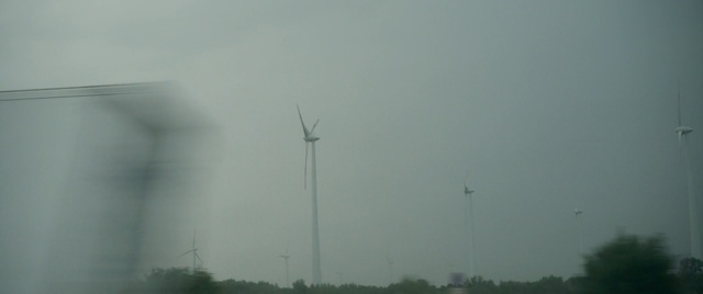 Video Reference: Wind turbine, Windmill, Atmospheric phenomenon, Haze, Wind farm, Wind, Mist, Atmosphere, Sky, Morning