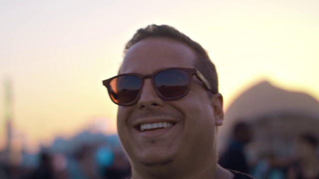 Video Reference: Eyewear, Sunglasses, Hair, Glasses, Face, Facial expression, Cool, Forehead, Smile, Head