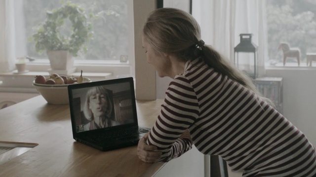 Video Reference: furniture, interior design, flooring, floor, window, girl, Person