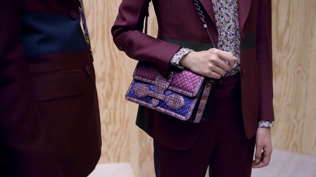 Video Reference: Street fashion, Clothing, Purple, Red, Fashion, Maroon, Blazer, Outerwear, Magenta, Design