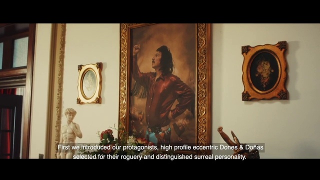 Video Reference: Picture frame, Mirror, Art, Religious item, Sculpture, Event, Painting, Font, Visual arts, Room